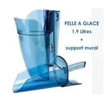 PELLE A GLACE AVEC SUPPORT MURAL