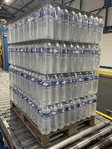 [CRIST-112-1L-5] PALETTE EAU CRISTALINE 112 PACKS DE 6 BOUTEILLES DE 1.5L (