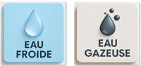 EAU FROIDE + GAZEUSE